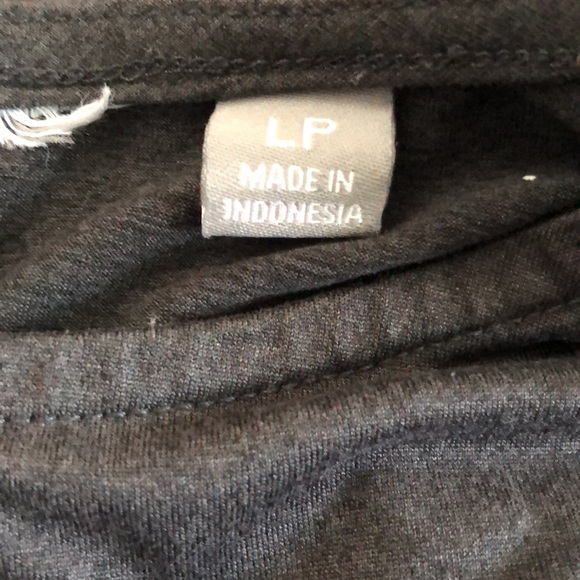 G by Giuliana G Knit 2 Piece Heather Charcoal Jogger and Top Set Size LP - Picture 9 of 16